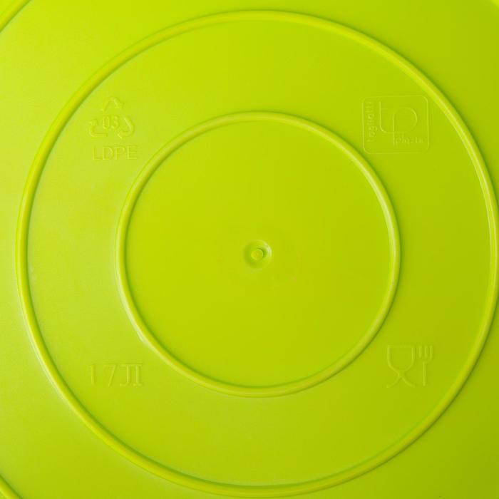 фото Корзина для белья мягкая, 17 л, 33×33×24,5 см, цвет ярко-зелёный idea