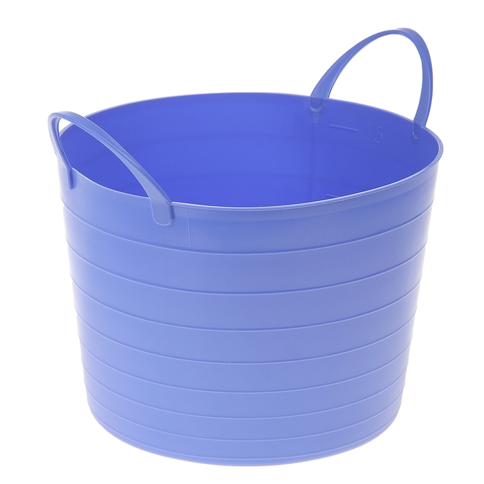 Корзина 17 л мягкая, цвет сиреневый