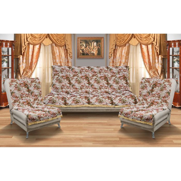 Покрывало гобеленовое "Осень", размер 170х200 см, 300 г/м²