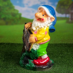 

Садовая фигура "Гном мой сад" 26х30х51см МИКС