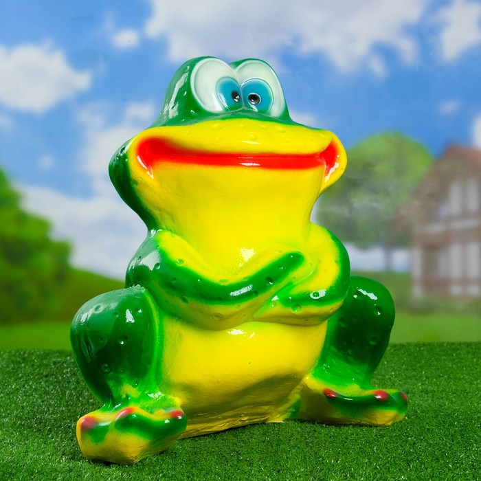 Садовая фигура "Сидящая лягушка" большая