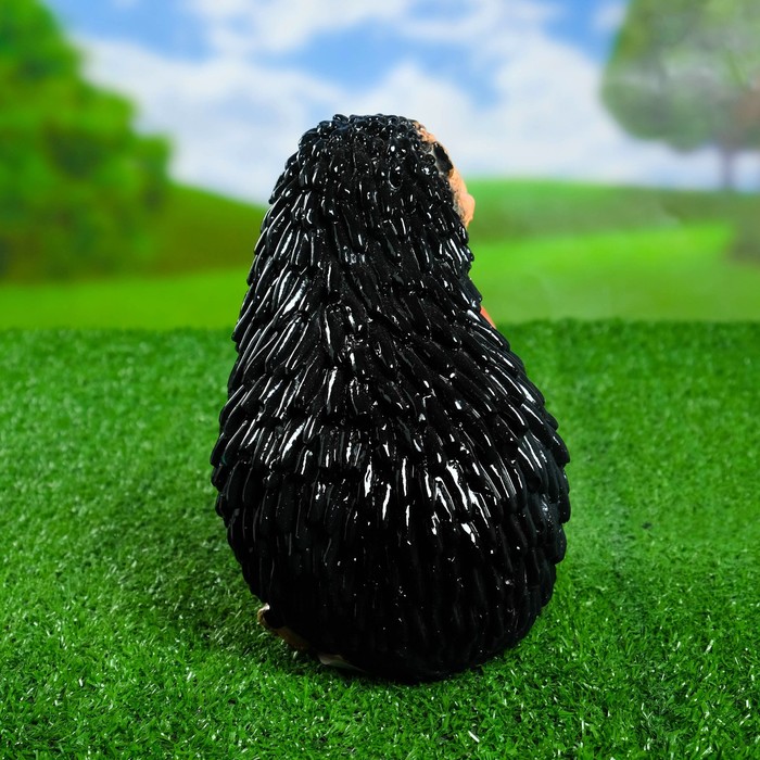 Садовая фигура "Еж c грибочком"