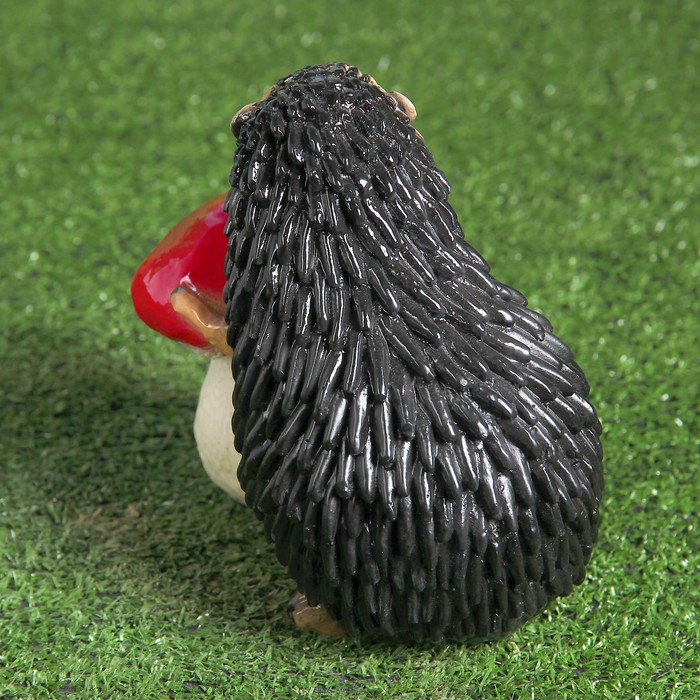 Садовая фигура "Еж c грибочком"