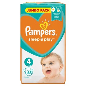

Подгузники Pampers Sleep Play, размер 4, 68 шт.