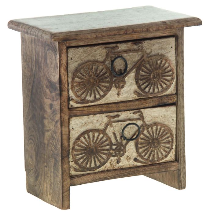 Шкатулка-комод "Велосипед"