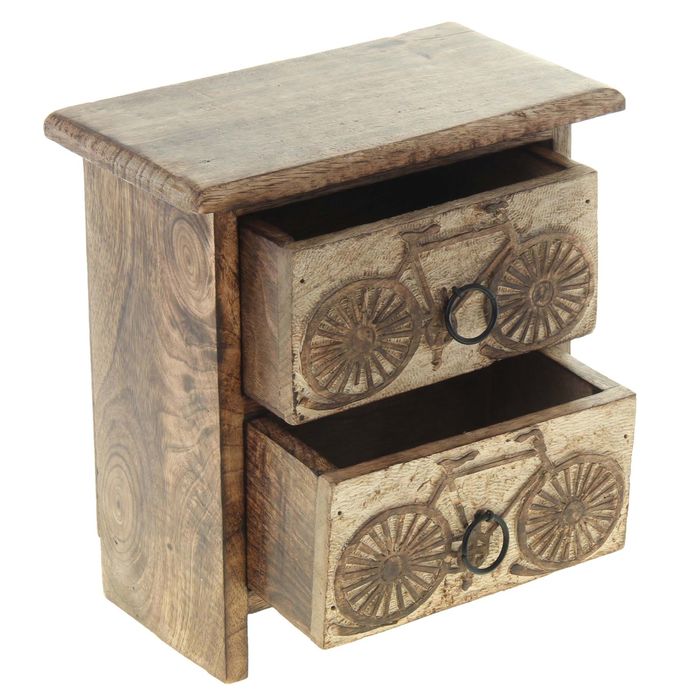 Шкатулка-комод "Велосипед"