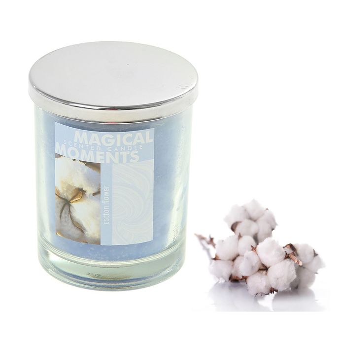 Свеча в банке Цветы хлопка, 196 мл