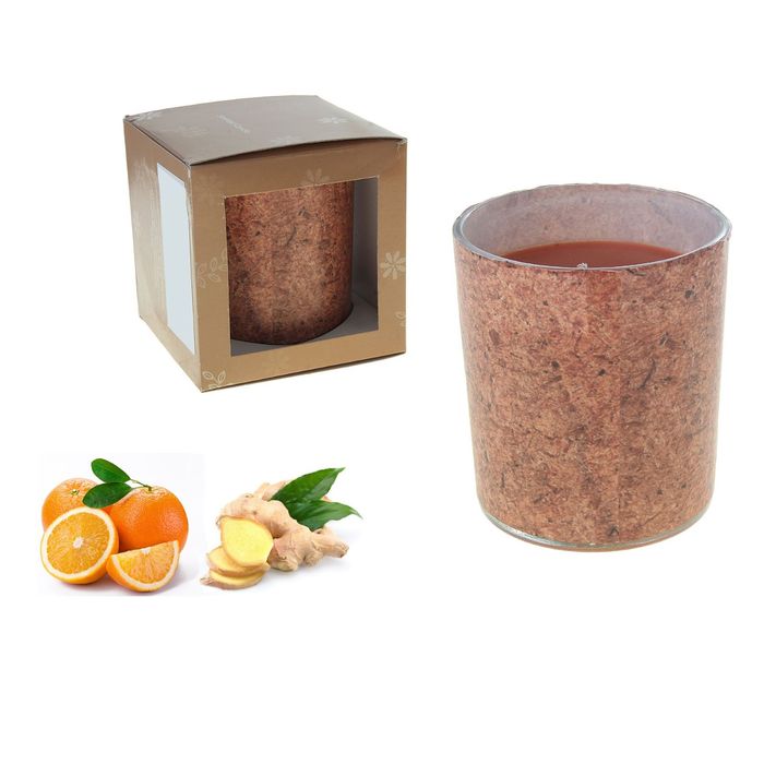 Свеча ECO LUMIERE Цедра апельсина-имбирь, 250 мл