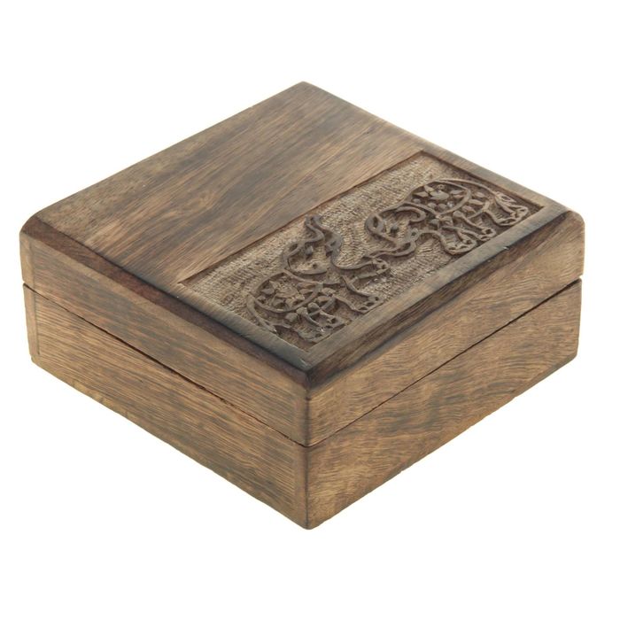 Шкатулка "Два слоника в попонах"