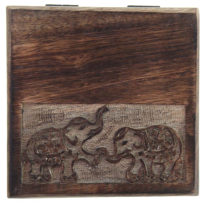 Шкатулка "Два слоника в попонах"