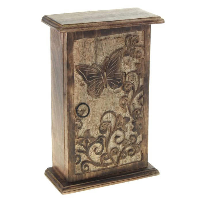 Ключница "Бабочка" тёмная