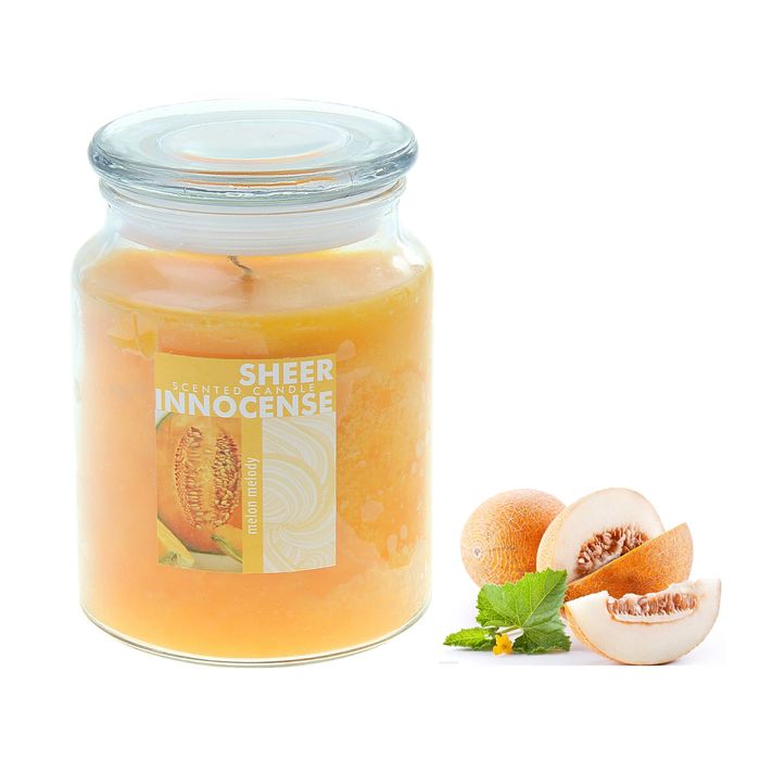 Свеча в банке Дыня, 500 мл