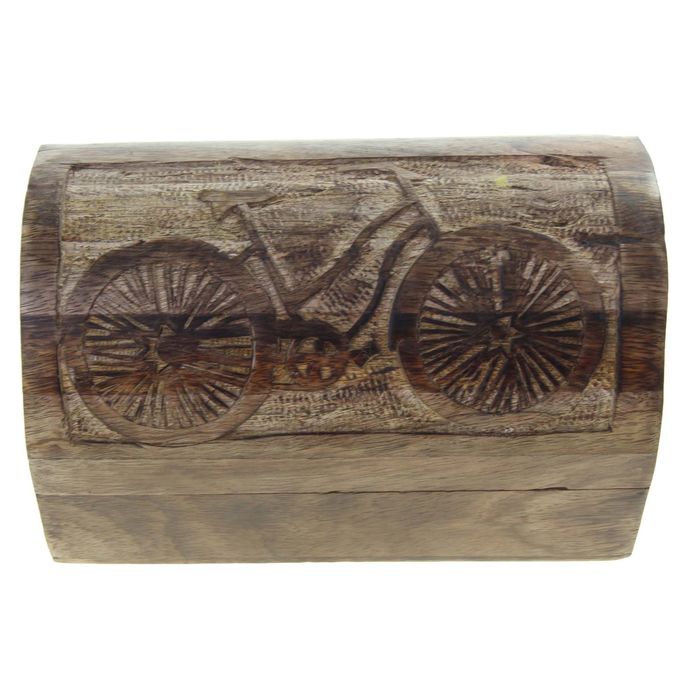 Шкатулка-сундук "Велосипед"