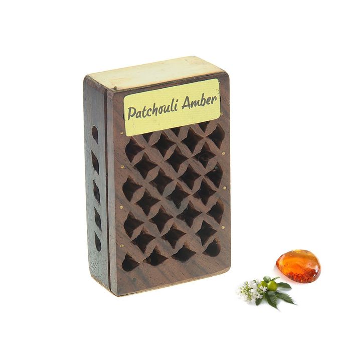 Аромасаше янтарь в шкатулке Пачули - Амбер, 5 г. МИКС