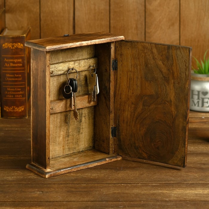 Ключница "Цветущее дерево" тёмная