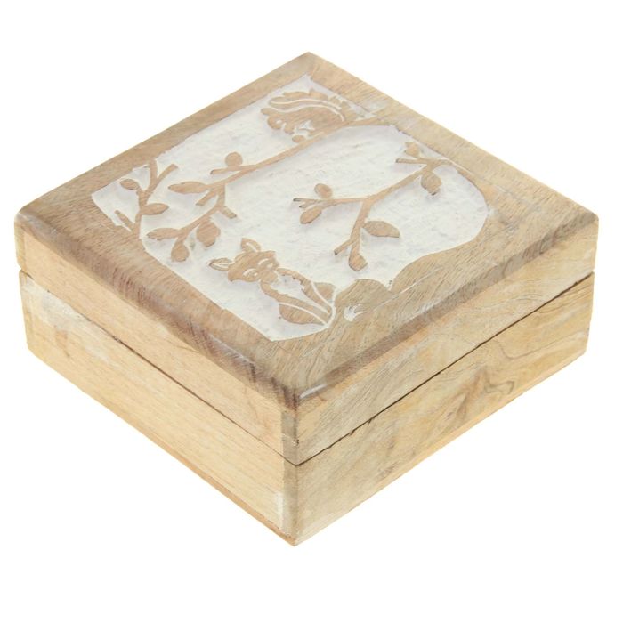 Шкатулка "Лес" светлая