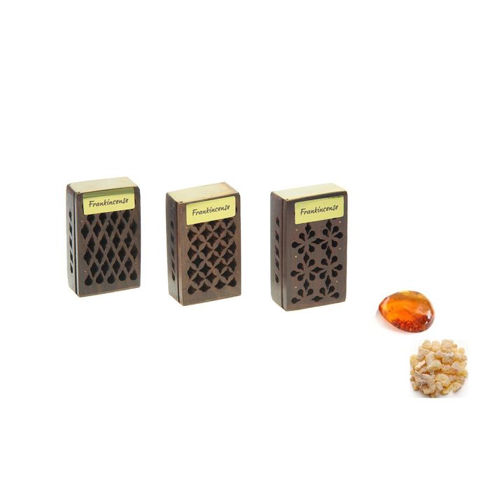 Аромасашеянтарь в шкатулке Ладан - Амбер, 5 г. МИКС