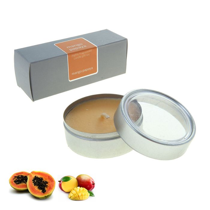 Набор свечей SILVER "Тулун" Манго-папайя, 6х22 мл