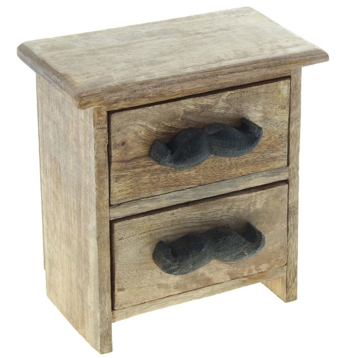 Шкатулка-комод "Усы"