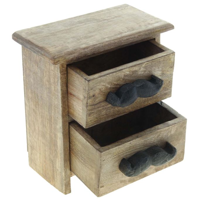 Шкатулка-комод "Усы"