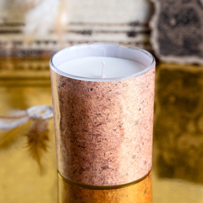 Свеча ECO LUMIERE Белая берёза-молоко дерева, 250 мл