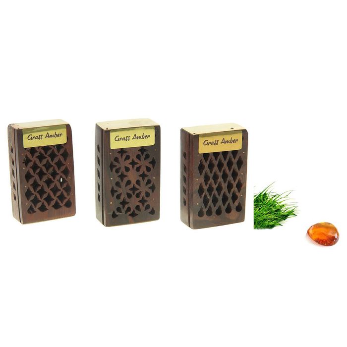 Аромасаше янтарь в шкатулке Травы-Амбер, 5 г. МИКС
