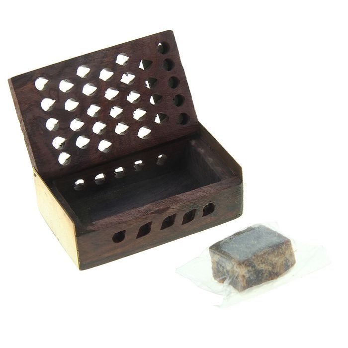 Аромасаше янтарь в шкатулке Травы-Амбер, 5 г. МИКС