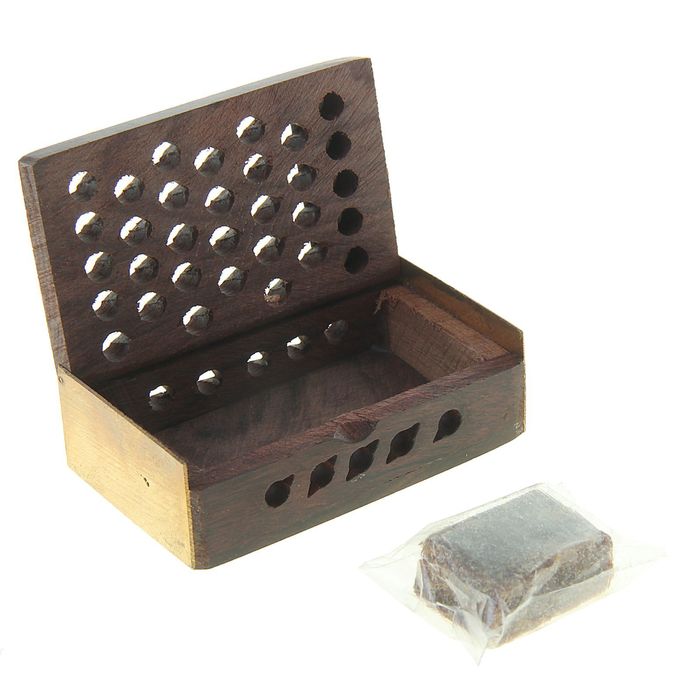 Аромасаше янтарь в шкатулке Роза - Амбер, 5 г. МИКС