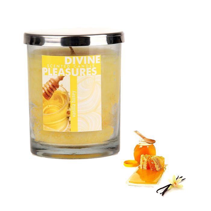 Свеча в банке Ваниль-мёд, 196 мл