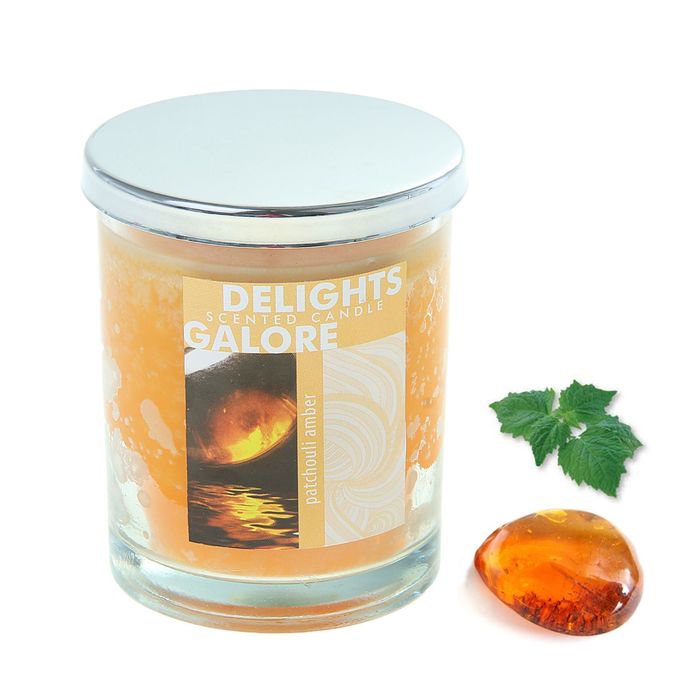 Свеча в банке Пачули-амбер, 196 мл