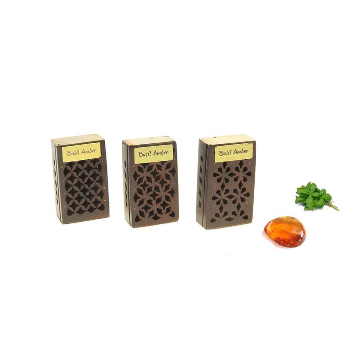 Аромасаше янтарь в шкатулке Базилик-Амбер, 5 г. МИКС