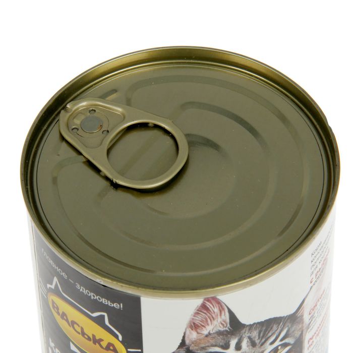 Влажный корм "Васька" для кошек, нежная рыбка в соусе, ж/б 415 г