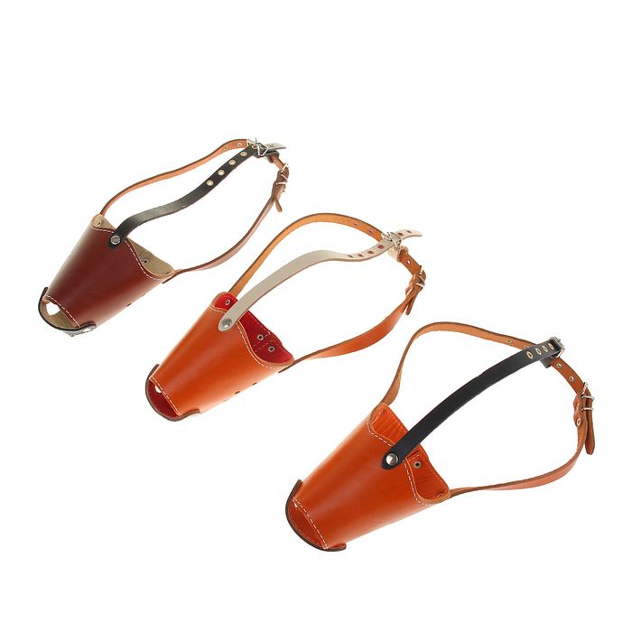 Намордник глухой на овчарку (длина 13,5, обхват 27 см)