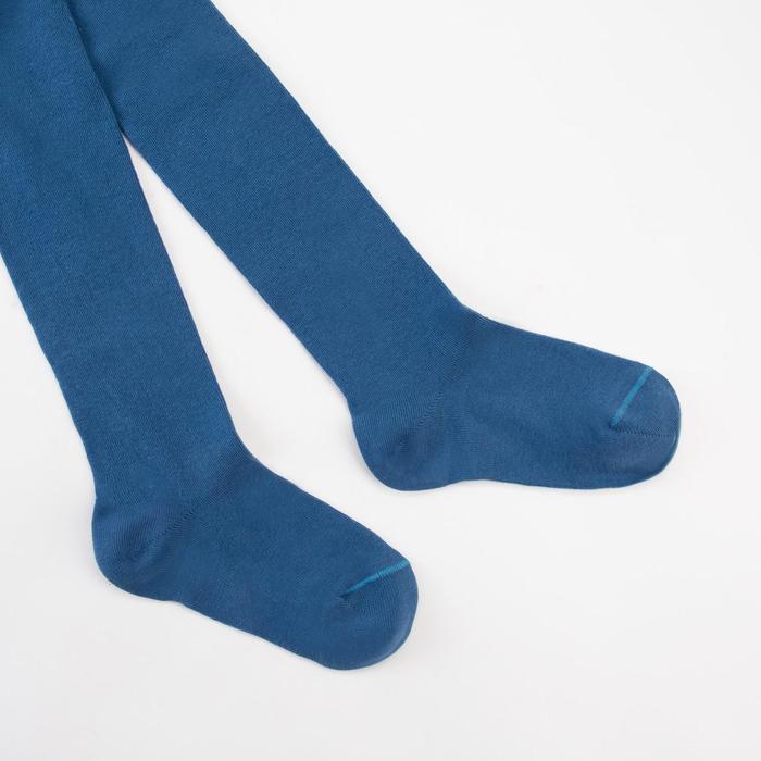 Колготки детские КДО, цвет джинсовый, рост 116-122 см