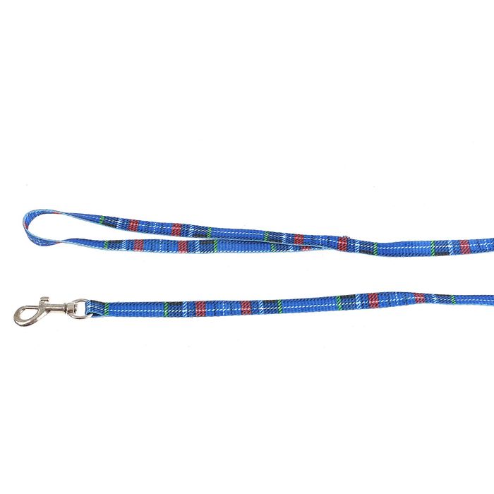 Комплект поводок 120 х 1 см и шлейка 24-40 х 1 см, капрон, микс цветов