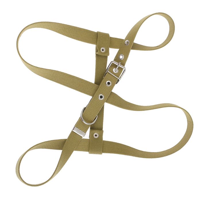 Шлейка брезентовая универсальная средняя, 2,5 см, ОШ 80 см, ОГ 64-76 см