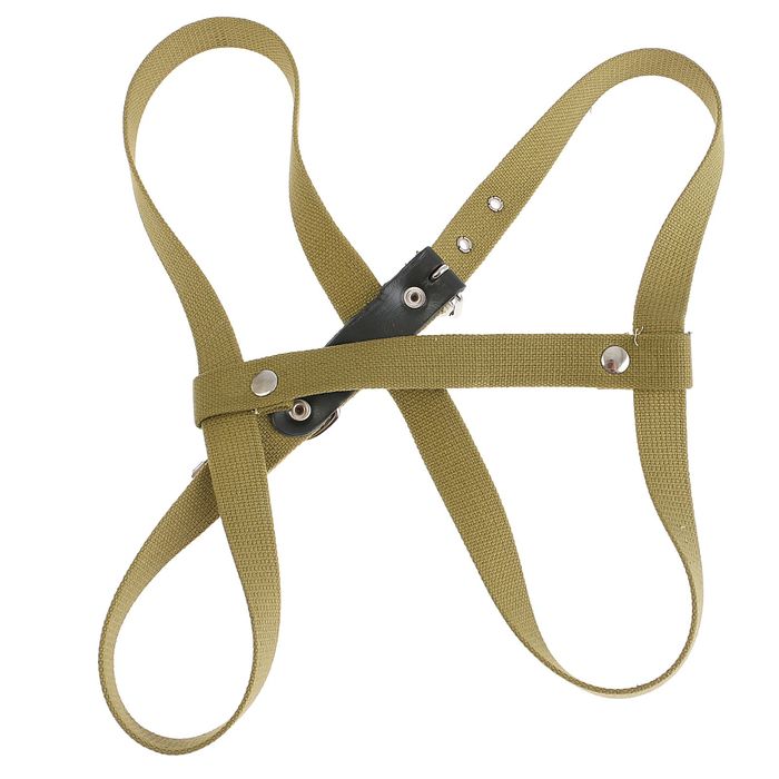 Шлейка брезентовая универсальная средняя, 2,5 см, ОШ 80 см, ОГ 64-76 см