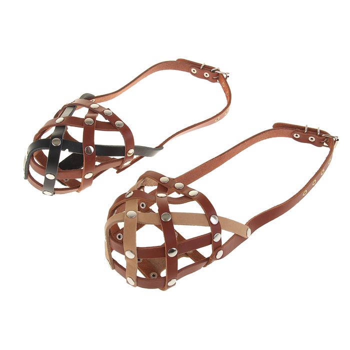 Намордник №2 (длина 11, обхват 29 см), микс цветов