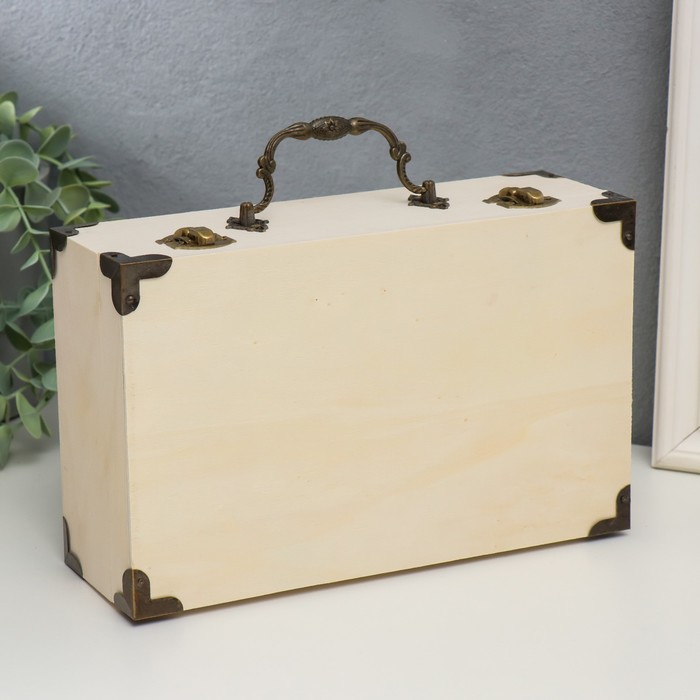 

Шкатулка дерево под роспись "Сундук" 24х15х8 см