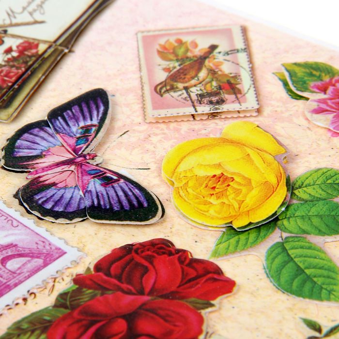 Набор для создания открыток"Летний сад" 29.5 х29.5 см