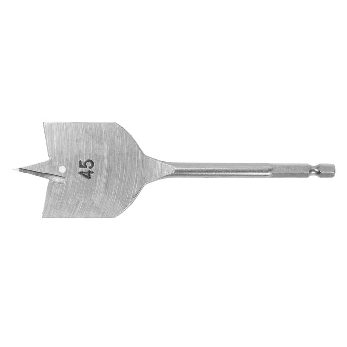 Сверло по дереву перовое TUNDRA, шестигранный хвостовик 45 х 152 мм