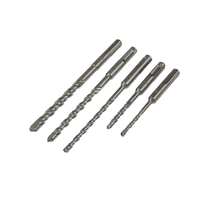 Набор буров TUNDRA, 5 предметов 5х110, 6х110, 6х160, 8х160, 10х160