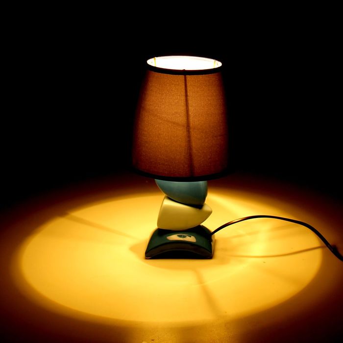 Светильник настольный "Гармония" сине-голубой