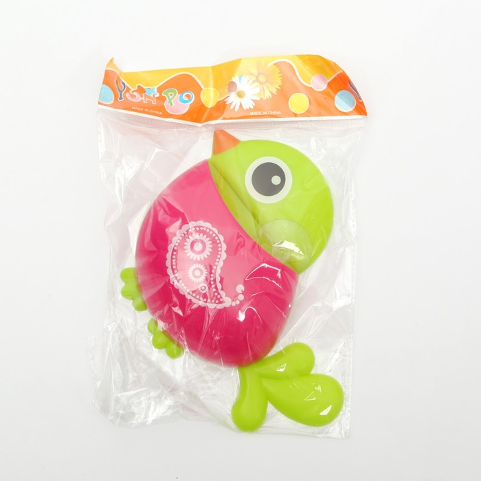 Держатель для зубных щеток, детский, на присоске "Птичка", цвет МИКС