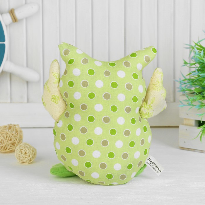 Мягкая игрушка "Совушка", оранжевый клюв