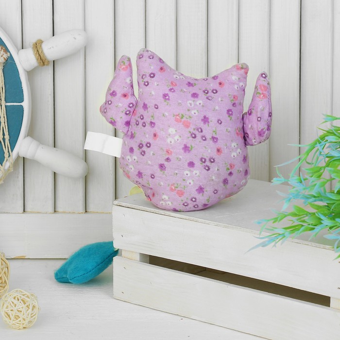 Мягкая игрушка "Совушка", синие лапки