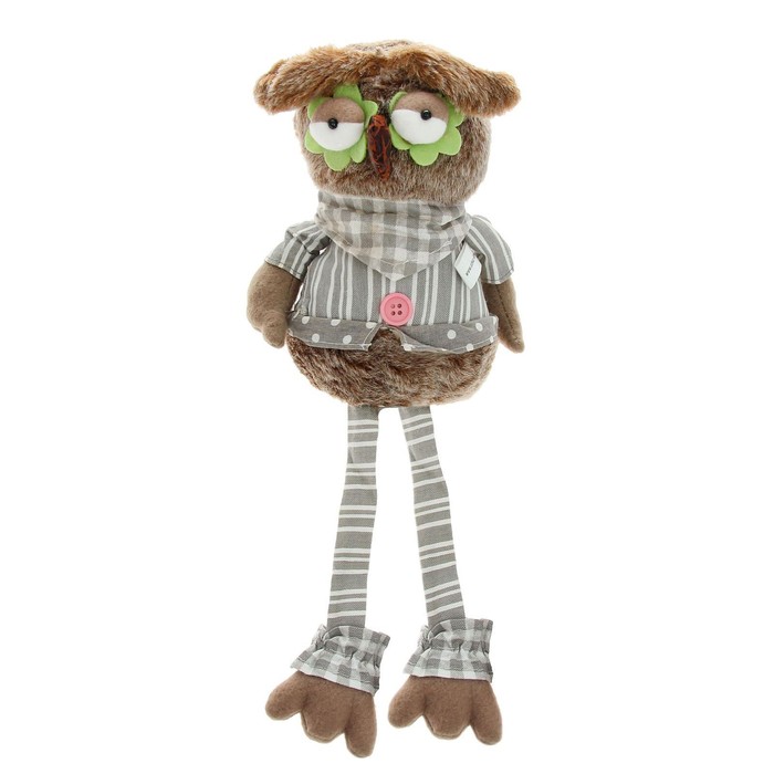 Мягкая игрушка "Совушка", розовые пуговицы