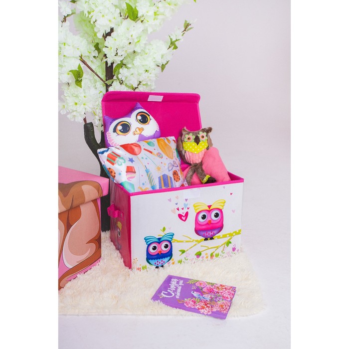 Мягкая игрушка "Совушка", зеленые платок