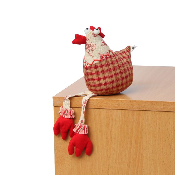 Мягкая игрушка "Курочка", висячие лапки