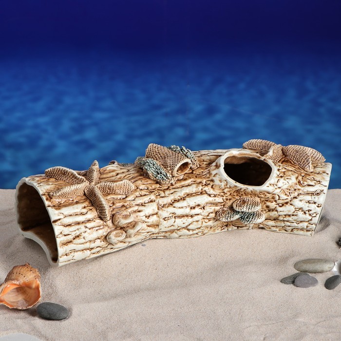 Декорации для аквариума "Полено большое"